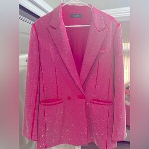 Akira pink bling blazer size Large